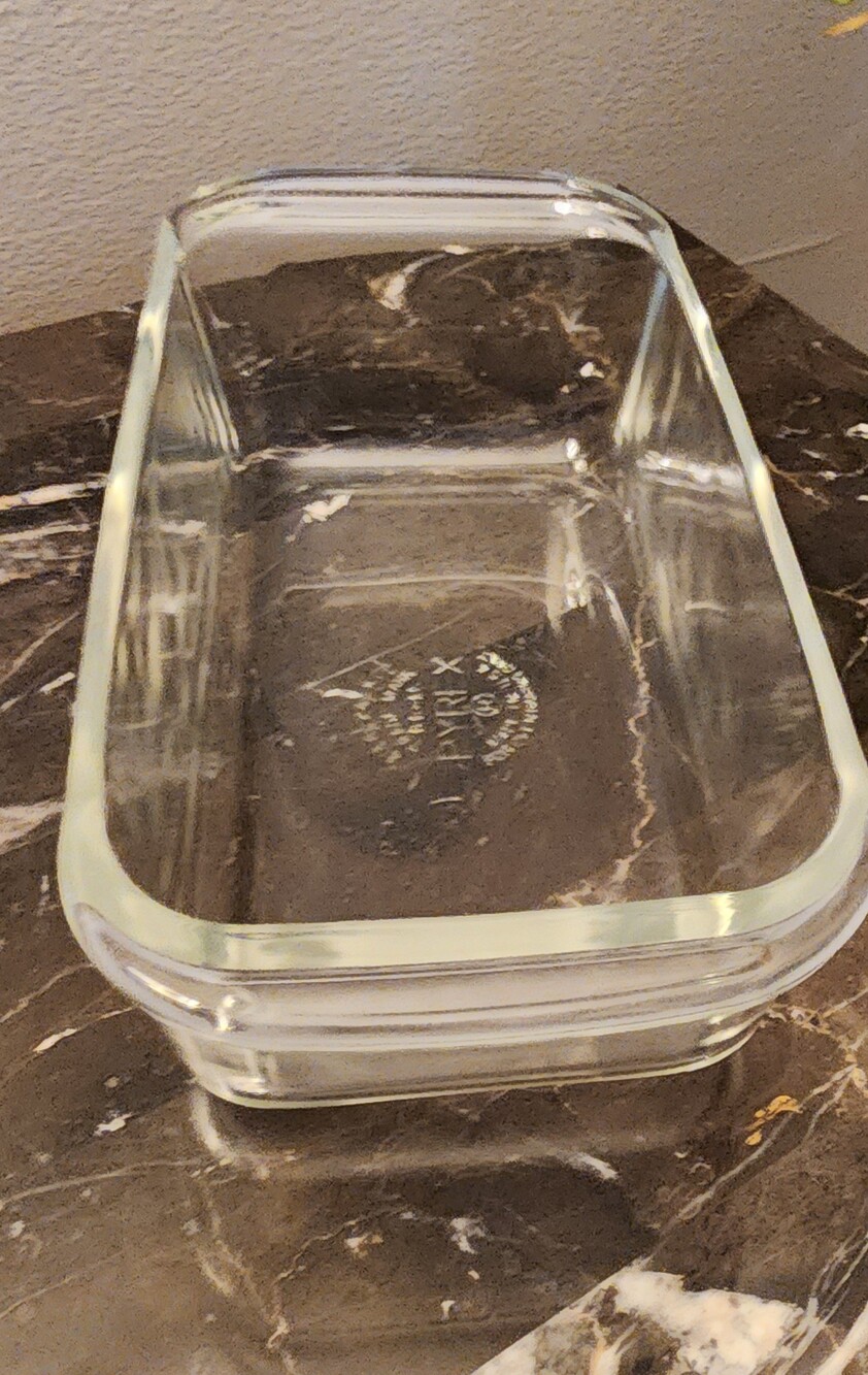 Pyrex 212 Clear Glass Loaf Pan